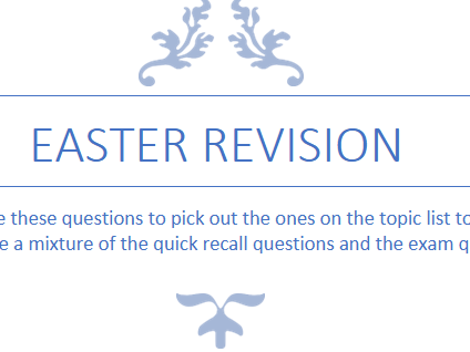 GCSE Biology AQA Revision All topics