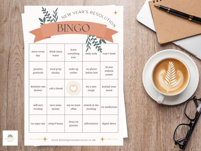 New Year Bingo