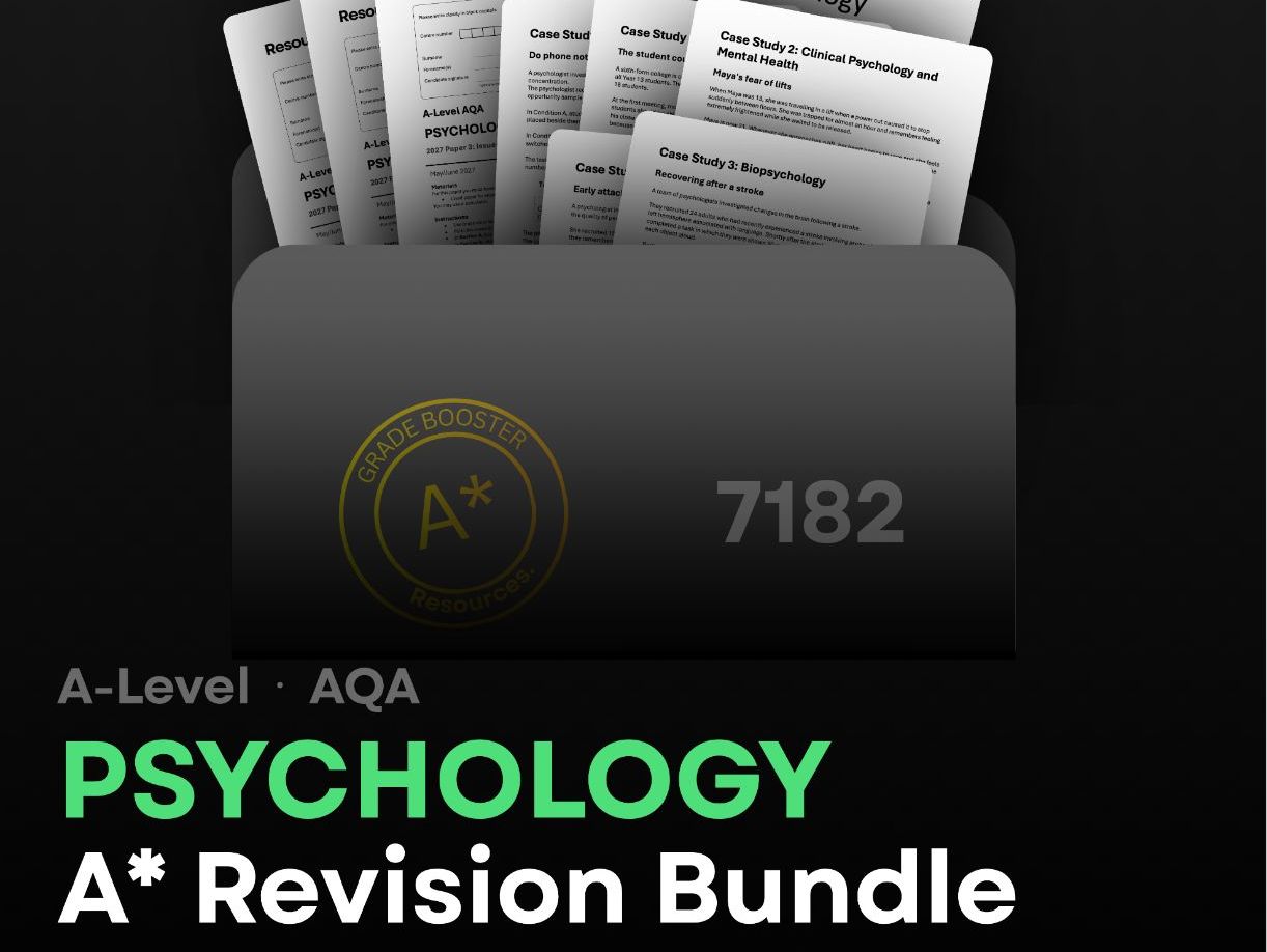 A-Level AQA Psychology: A* Revision Bundle 2027
