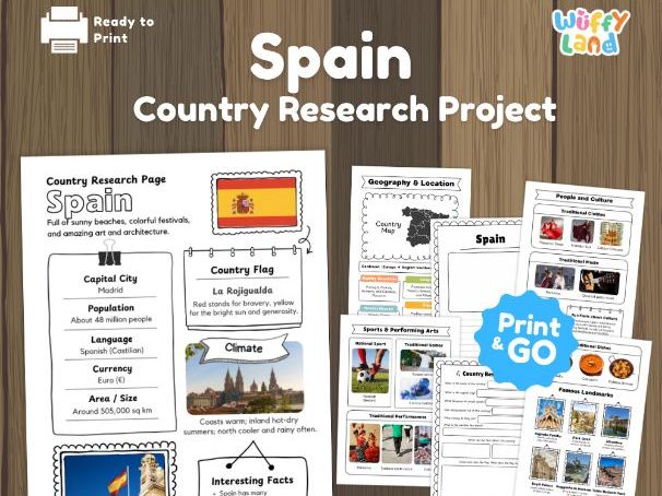 Spain Country Research Project | 14 Pages