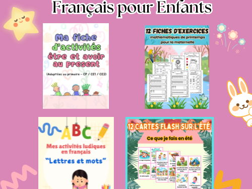 le Grand Bundle d'Activités en Français pour Enfants