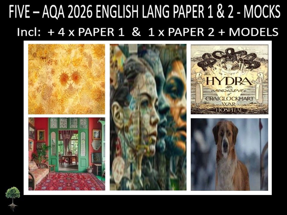 FIVE - AQA PAPER 1 & 2 | 2026 FULL MOCKS | MODELS