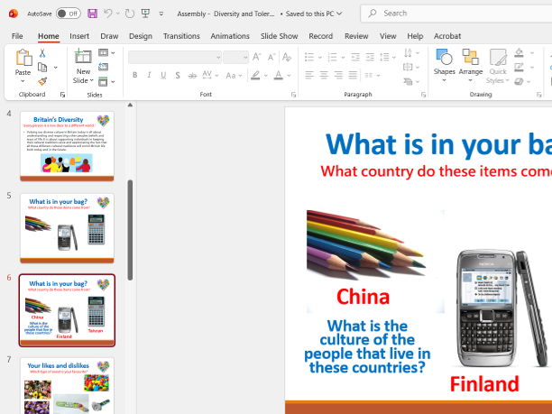 Diversity and Tolerance - Assembly Resource | KS2 and KS3