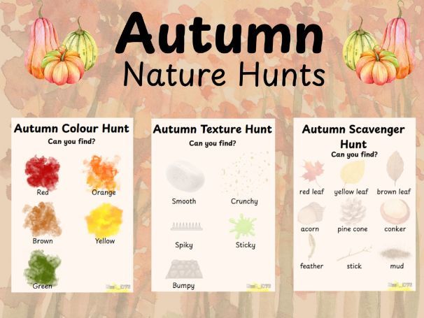 Autumn Nature Hunts | EYFS Outdoor Learning | FREE