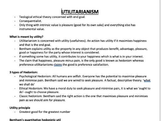 Philosophy A Level AQA Moral Philosophy A Notes Teaching Resources Philosophy A Level AQA Moral Philosophy A Notes Teaching Resources