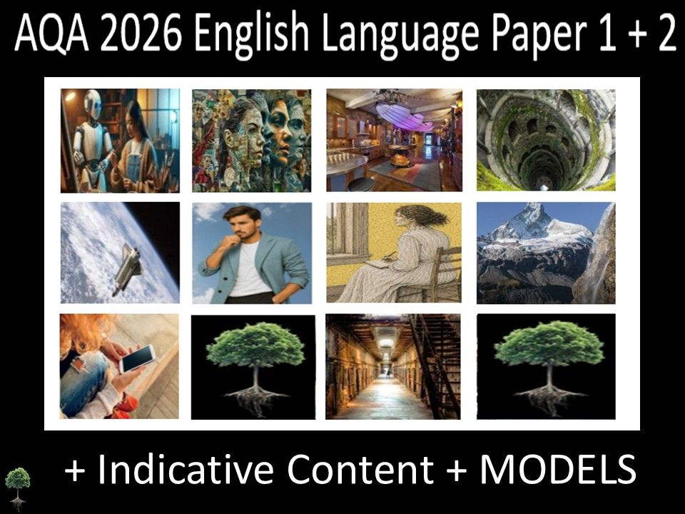Ten AQA 2026 English Language Paper 1 + 2 Mocks | MODELS