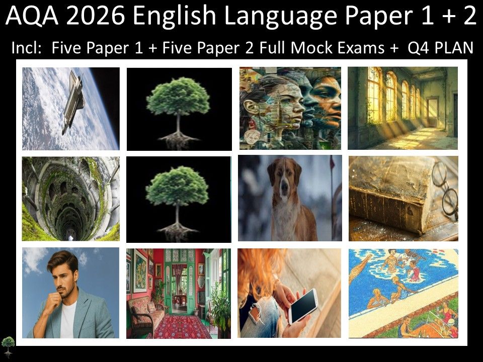 Ten AQA 2026 English Language Paper 1 + 2 Mocks | Q4 Plan