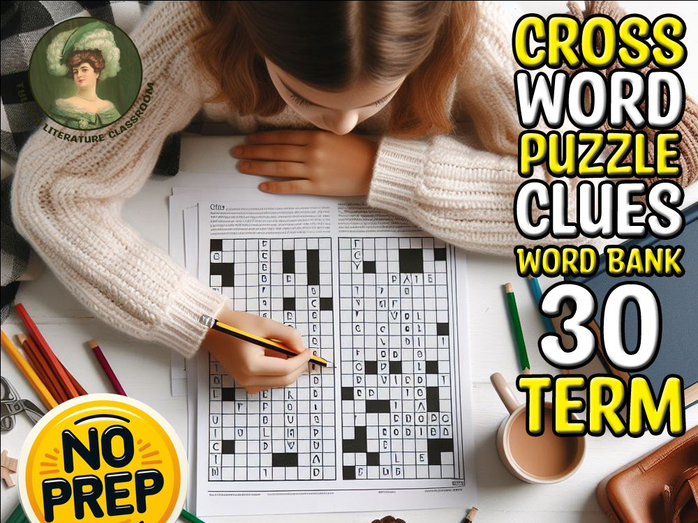 Informational Text #1,2 ELA Vocabulary Crossword Puzzle