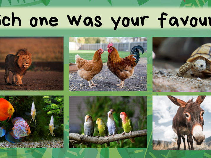 The Carnival of the Animals - Exploring and Responding