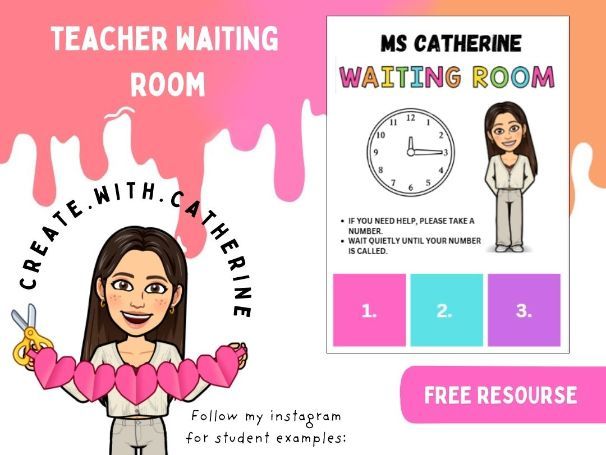 TEACHER WAITING ROOM - create.with.catherine
