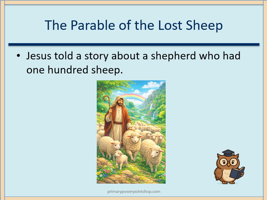 The Lost Sheep KS1 & KS2 RE PowerPoint | Parables of Jesus