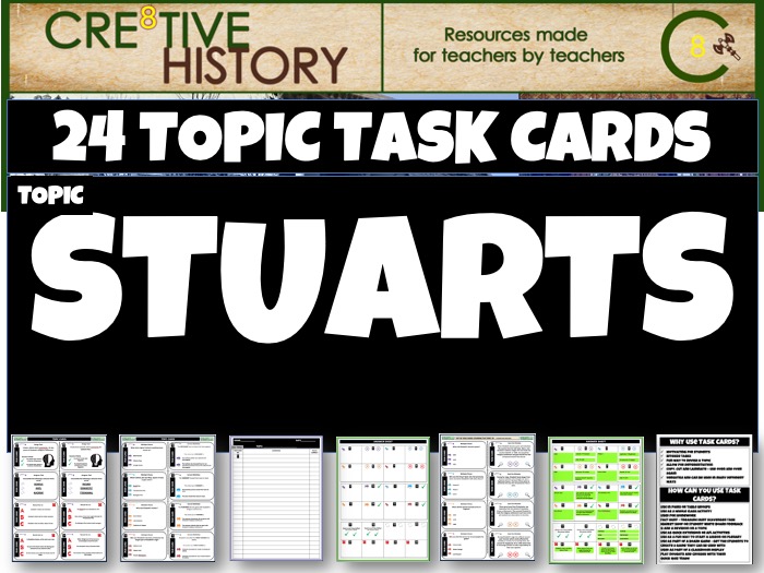 The Stuarts Task Cards