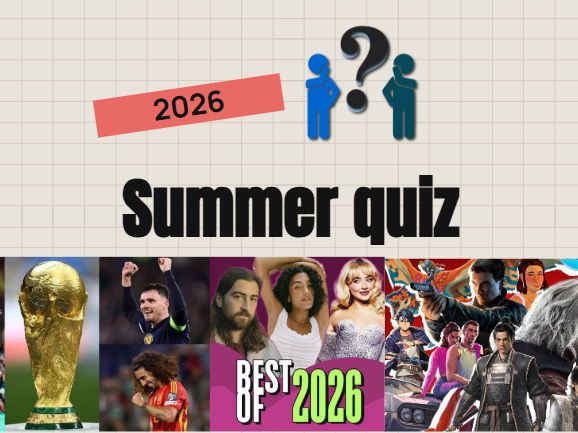 Summer end of the year quiz 2026