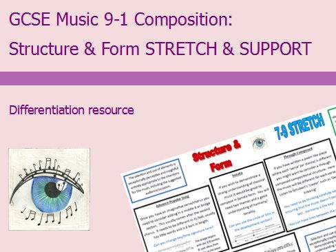 GCSE Music 9-1 Composition: Structure & Form Differentiation