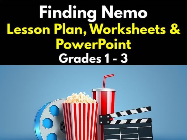 Finding Nemo Lesson Plan, Worksheets & PowerPoint | Grades 1 - 3