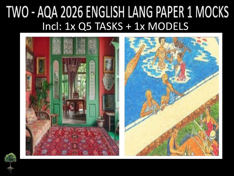 TWO - AQA PAPER 1 | 2026 FULL MOCKS | Q5 TASKS | MODELS
