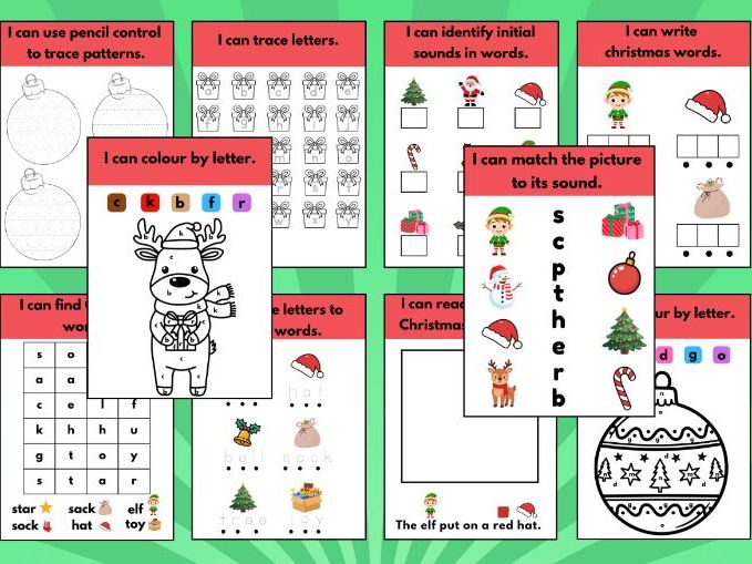 Ultimate Phonics Christmas workbook
