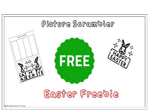 Easter Scramble Activity