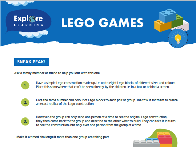 Free_Lego problem solving activites