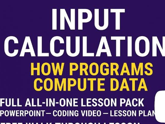 Python Input, Output, Data Type's and Calculations — FULL LESSON