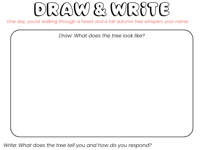 Draw and Write - Autumn - Early Morning Work