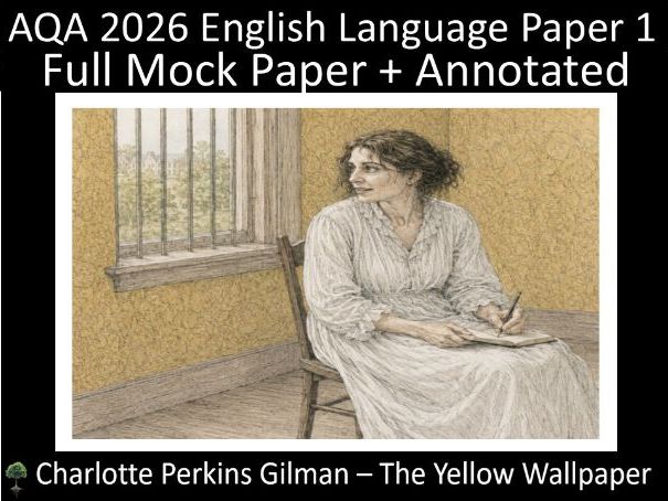 ONE - AQA PAPER 1 | 2026 FULL MOCK | ANNOTATED (Gil-i)