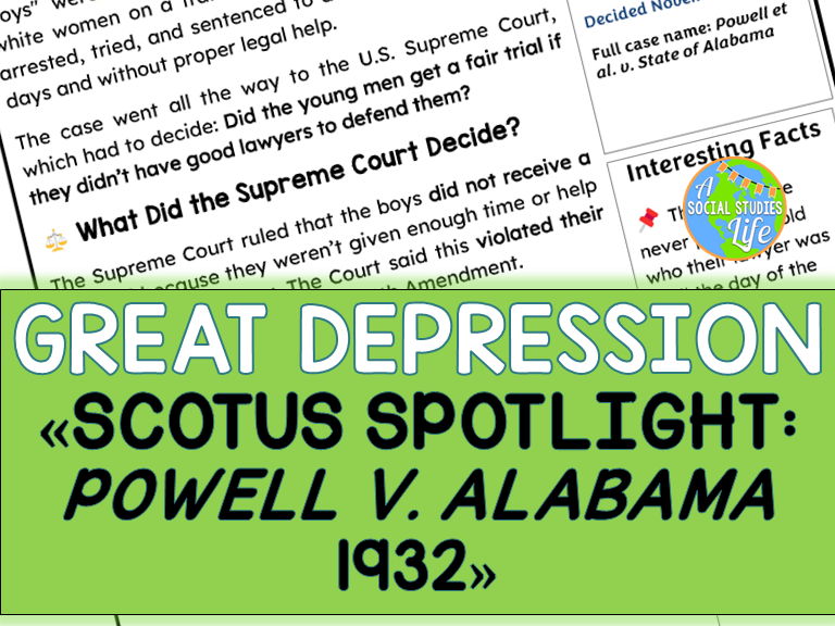 Powell v. Alabama 1932 SCOTUS Spotlight