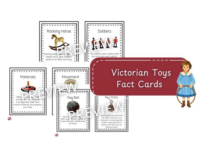KS1 Victorian Toys Fact Cards