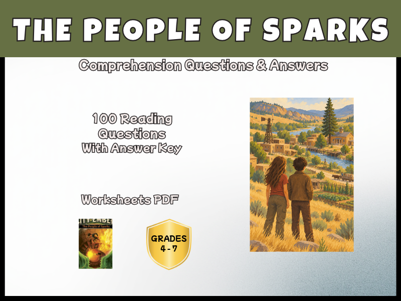 The People of Sparks | City of Ember | Reading Comprehension | Years 4–7 | KS2–KS3 | PDF
