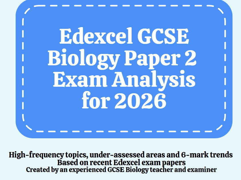 B2 Exam analysis -Highest priority revision topics for 2026 - Edexcel 1BI02H