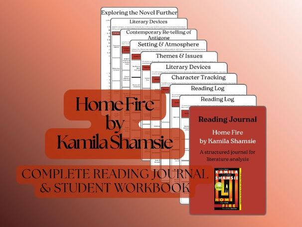 Home Fire by Kamila Shamsie – Complete Reading Journal & Study Guide