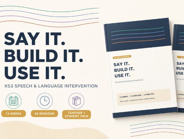 Speech and Language Intervention Programme /s/, /k/, /sh/ and /ch/