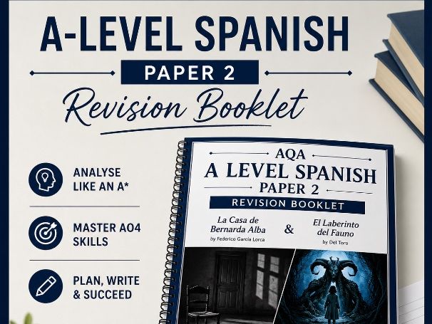Spanish A Level AQA- Paper 2 revision booklet (ELDF & LCDBA)