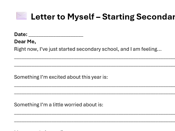 Are you ready for Secondary School? (PSHE Yr7)