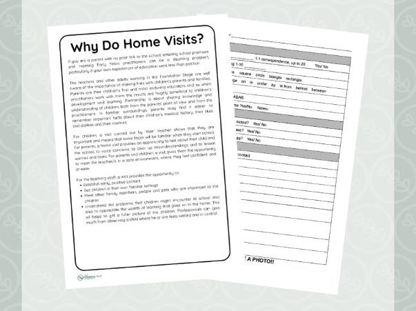 Home Visits Sheet