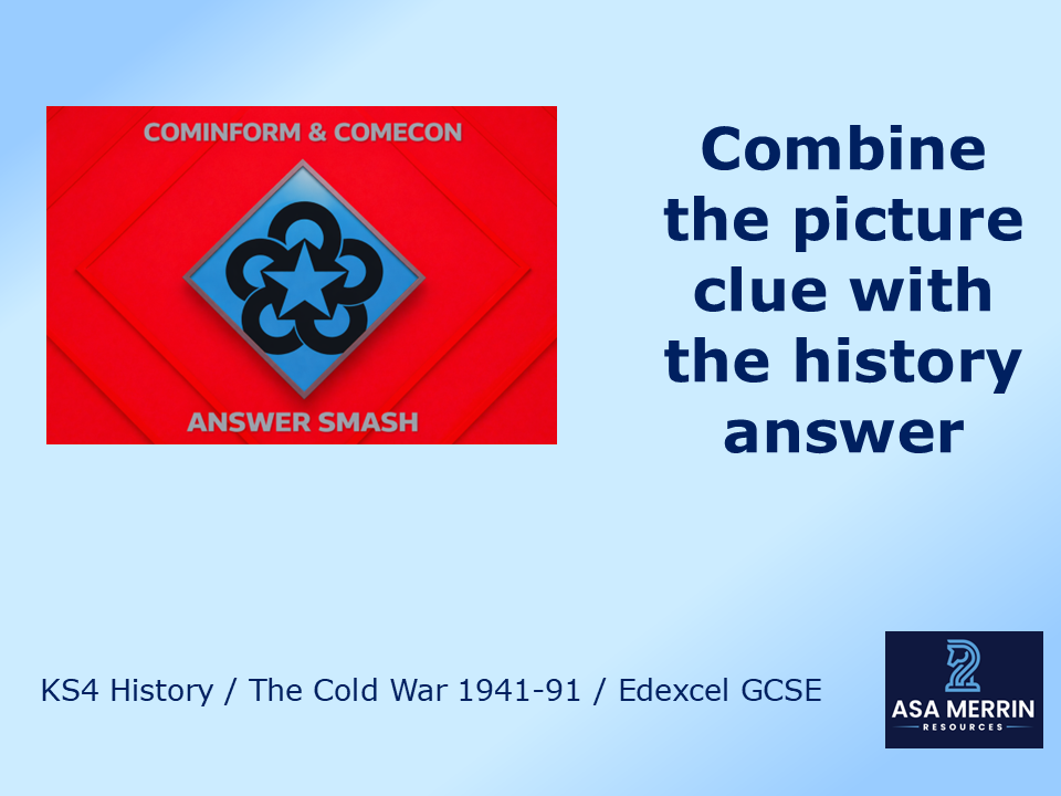 GCSE Cold War | Cold War Origins | Cominform & Comecon House of Games Quiz