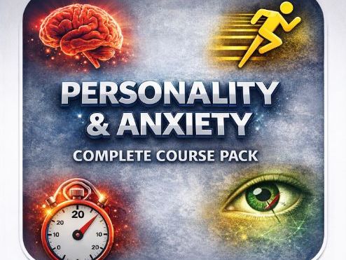 A Level PE – Sport Psychology: Personality & Anxiety (Complete Unit)