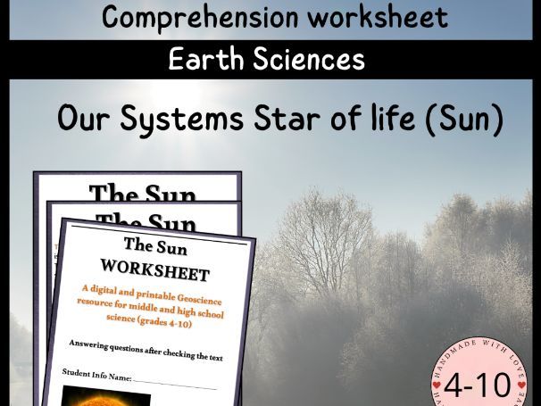The Sun – Comprehension Worksheet