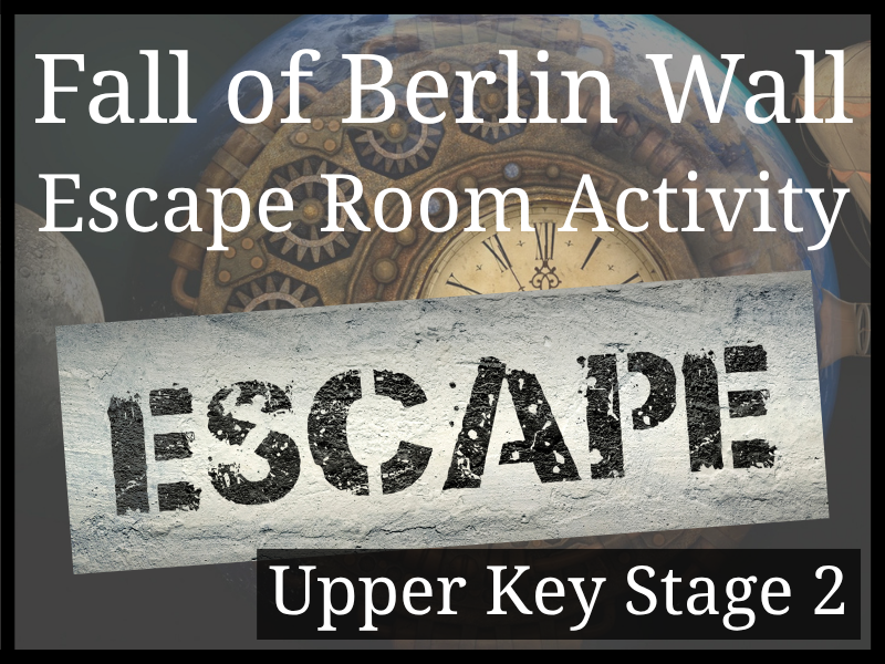 Fall of the Berlin Wall Escape Room History Activity
