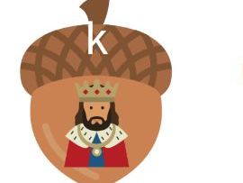 Phase 2 initial sounds acorn matching game