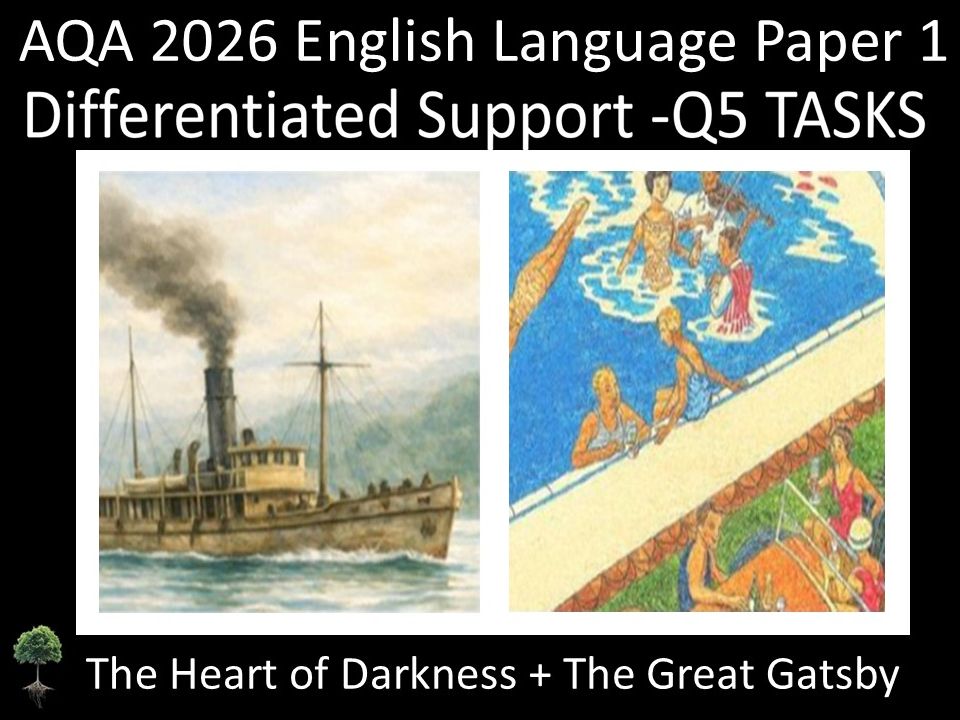 Two  AQA 2026 GCSE English Language Paper 1 Mock | Q5 Tasks