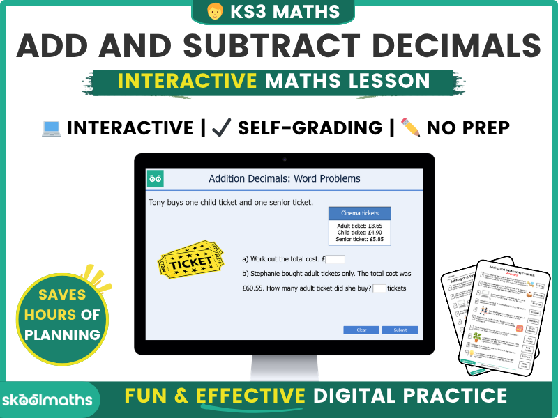 How to Add and Subtract Decimals - Year 7