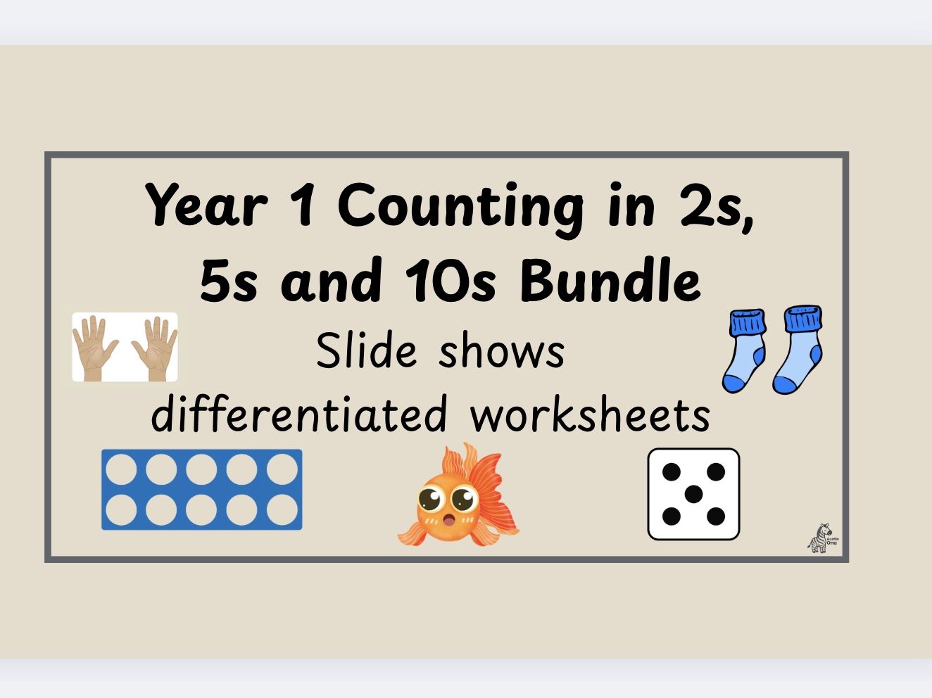 KS1/Year 1 Counting in Multiples of 2s, 5s and 10s Bundle