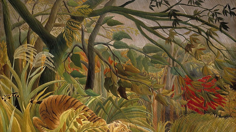 World Art Day Activity Tiger in a tropical storm, Suprise!  Henri Rousseau