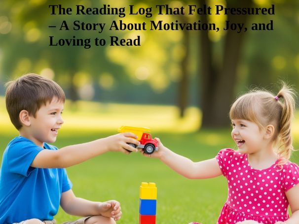 The Reading Log That Felt Pressured – A Story About Motivation, Joy, and Loving