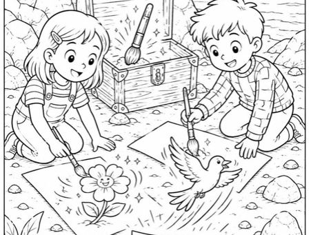 Ada and Sam Coloring  Adventure