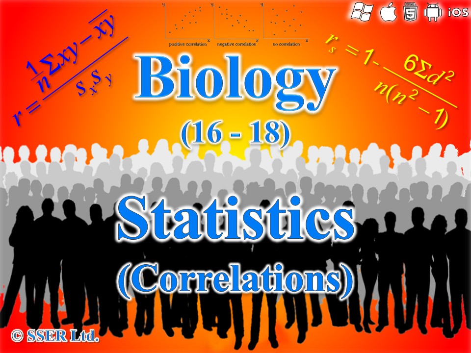 BioA_3.4.7.4 Statistics Tests - Correlations (Pearsons PMCC Test)