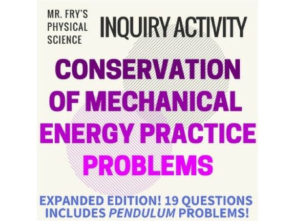 Conservation of Mechanical Energy Problems  (HS-PS3-2)