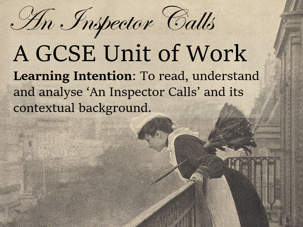 An Inspector Calls Complete Unit of Work