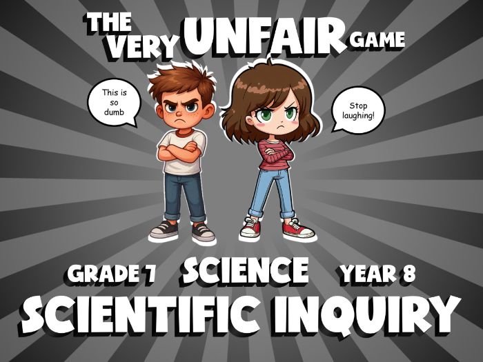 Scientific Inquiry VERY UNFAIR GAME | No-Prep Year 8 Science Review Activity